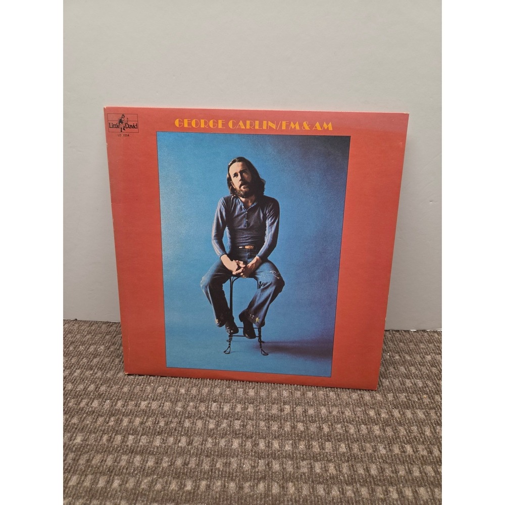 George Carlin FM & AM Vinyl Record Little David LD 7214 Comedy LP